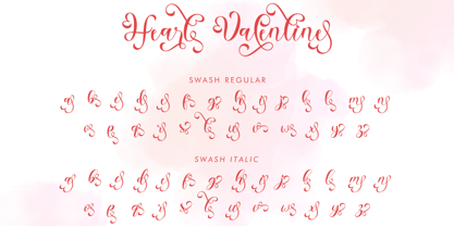 Marisa Valentine Italic Font Poster 7