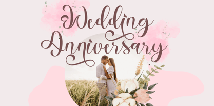 Marisa Valentine Italic Font Poster 4