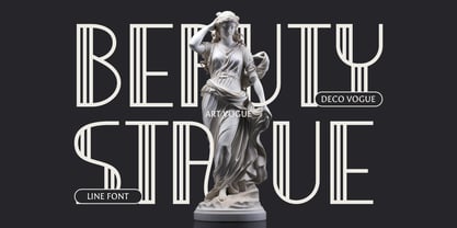 Deco Vogue Font Poster 2