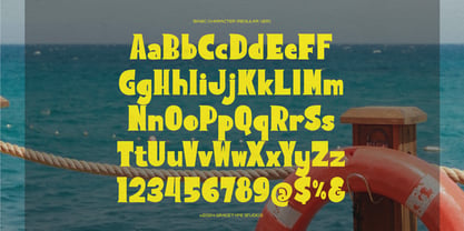 Sunrope Outline Font Poster 10