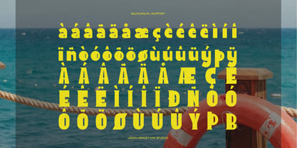Sunrope Outline Font Poster 12