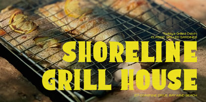 Sunrope Outline Font Poster 6