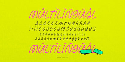 Belmort Font Poster 7