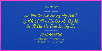 Belmort Font Poster 6