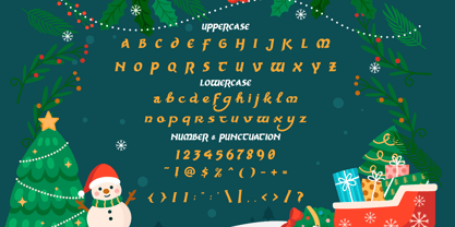 Snow Flow Font Poster 5