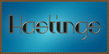Hastings Font Poster 1