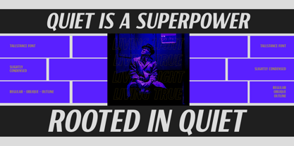 Tallstance Font Poster 6