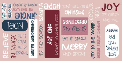 PN Marshberry Merry Font Poster 2