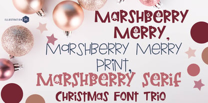 PN Marshberry Merry Font Poster 1