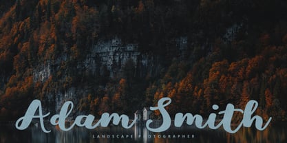 Shelby Script Font Poster 7