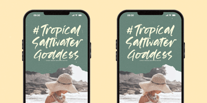 Haruki Stroke Font Poster 2