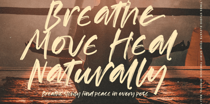 Haruki Stroke Font Poster 3