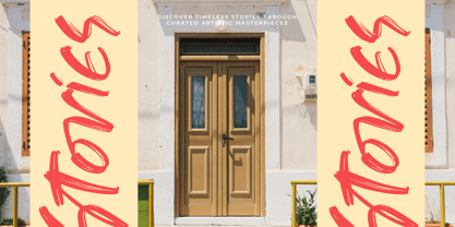 Haruki Stroke Font Poster 14