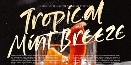 Haruki Stroke Font Poster 5