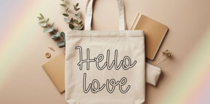 Velvet Blossom Font Poster 6
