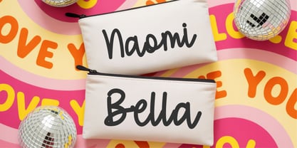 Velvet Blossom Font Poster 3