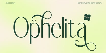 Ophelita Font Poster 1