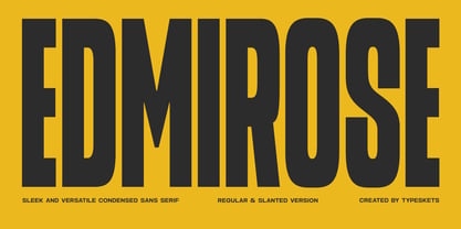 Edmirose Font Poster 1