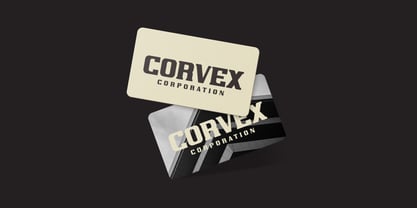 Corvex Font Poster 3