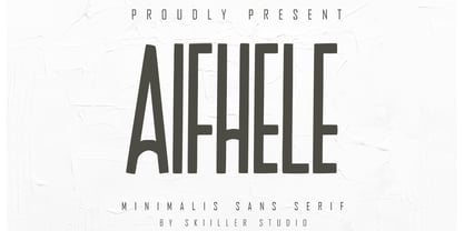 Aifhele Font Poster 1