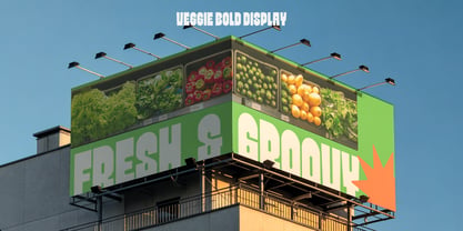 Veggie Font Poster 5