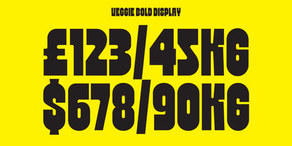 Veggie Font Poster 8