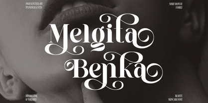 Melgita Benka Font Poster 1
