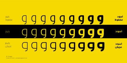 JH Arapis pro Font Poster 3