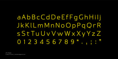 JH Arapis pro Font Poster 4
