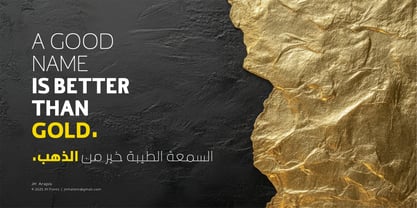 JH Arapis pro Font Poster 13