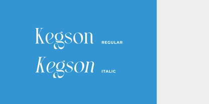 RS Kegson Font Poster 4