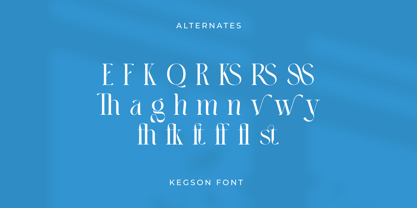 RS Kegson Font Poster 11