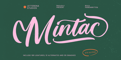 Mintac Font Poster 1