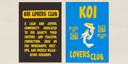 Wonky Dongki Font Poster 6