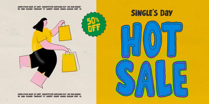 Wonky Dongki Font Poster 4