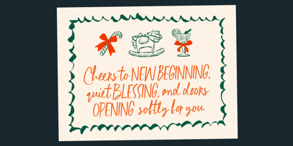 Winter Chapters Font Poster 4