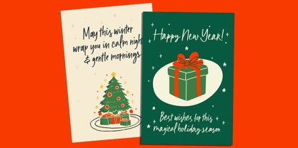 Winter Chapters Font Poster 5