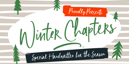 Winter Chapters Font Poster 1
