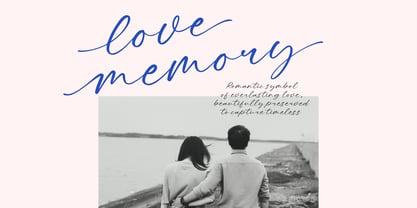 Blushing Touch Font Poster 7