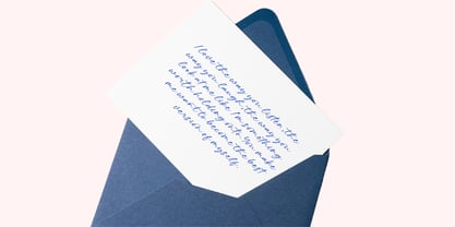 Blushing Touch Font Poster 9