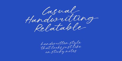 Blushing Touch Font Poster 8