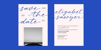 Blushing Touch Font Poster 6