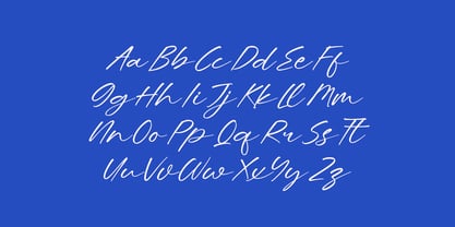 Blushing Touch Font Poster 10