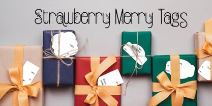 ZP Strawberry Merry Font Poster 5