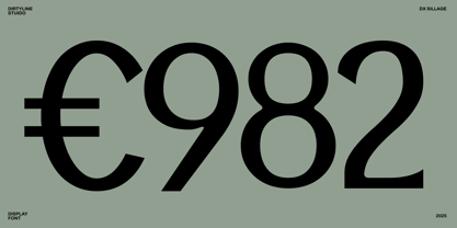 Dx Sillage Font Poster 5