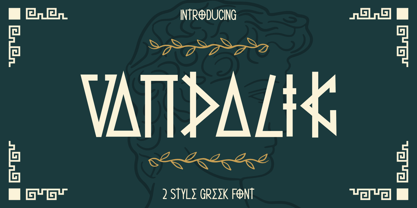 Vandalik Font Poster 1