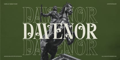 Davenor Font Poster 1