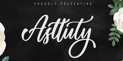 Asttuty Font Poster 1