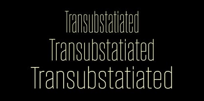 Field Gothic Narrow Font Poster 5