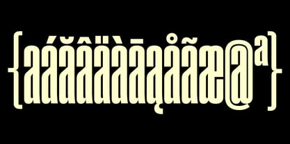 Field Gothic Narrow Font Poster 3